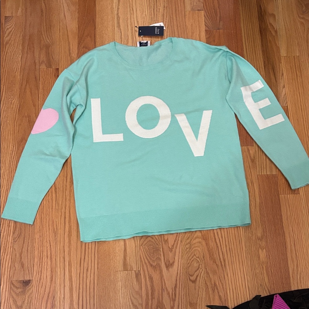 Crown & Ivy LOVE Sweater